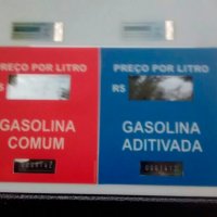 Placa em Bomba de Combust�vel