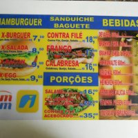 Placa Cardapio - Placas