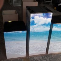 decora��o do totem de madeira