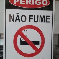 Placa Proibido Fumar