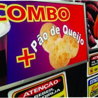 placa met�lica revestido com adesivo impresso